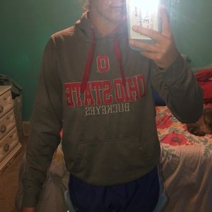 Scarlet &Gray authentic apparel Ohio state hoodie